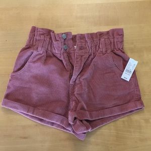 Pacsun corduroy mom shorts